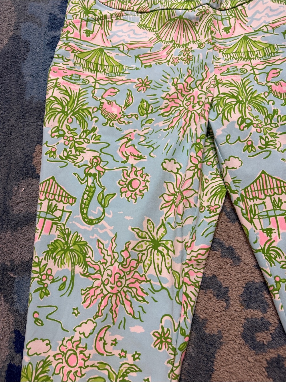 Lilly Pulitzer Fairway performance twill Corso Pant in amazing print! size 16 - Picture 6 of 10